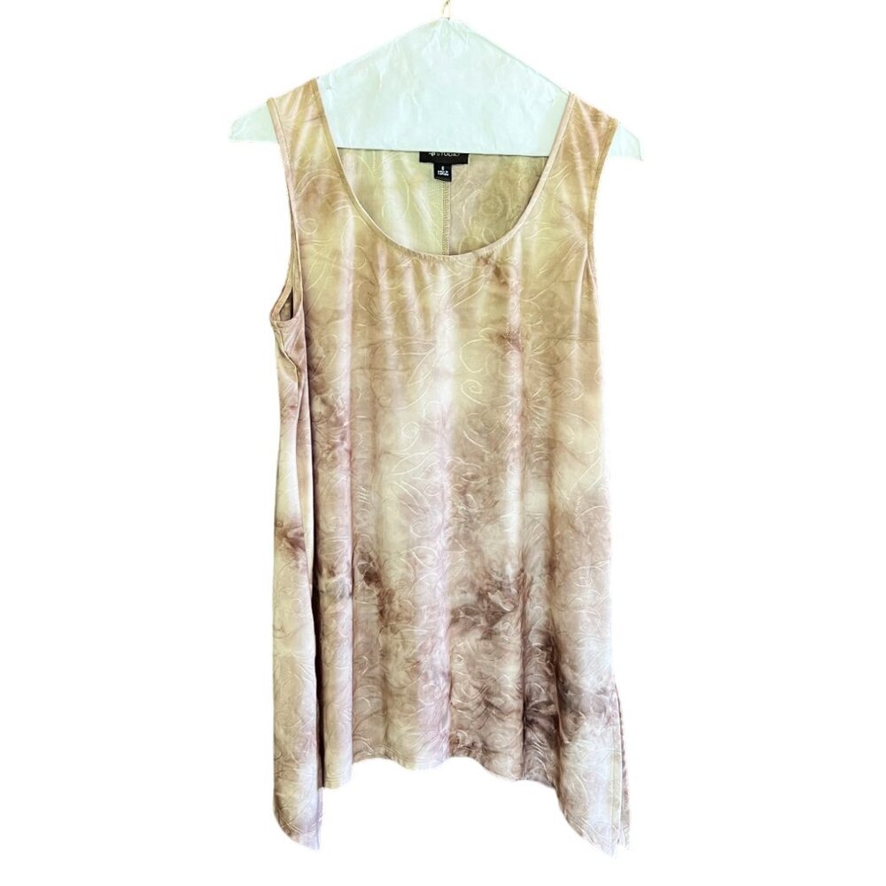 AB Studio Sleeveless Tunic Top, Size S